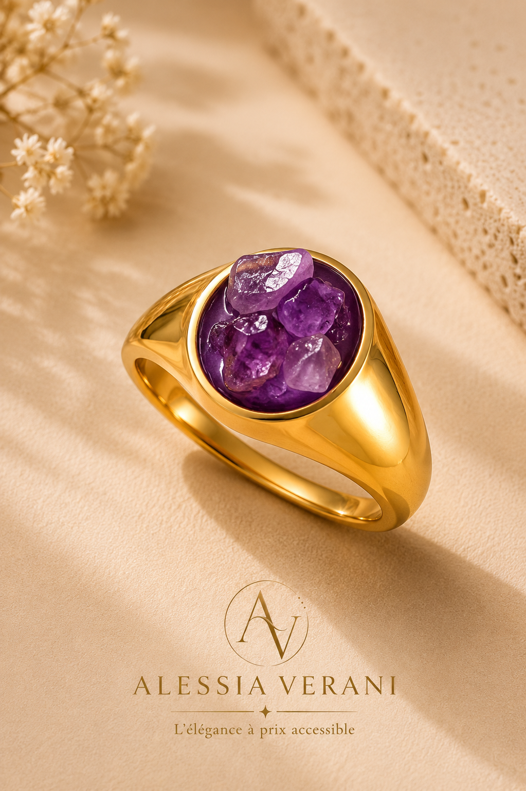 Amethyst Royale Signature Collection – 5-Piece Jewelry Set