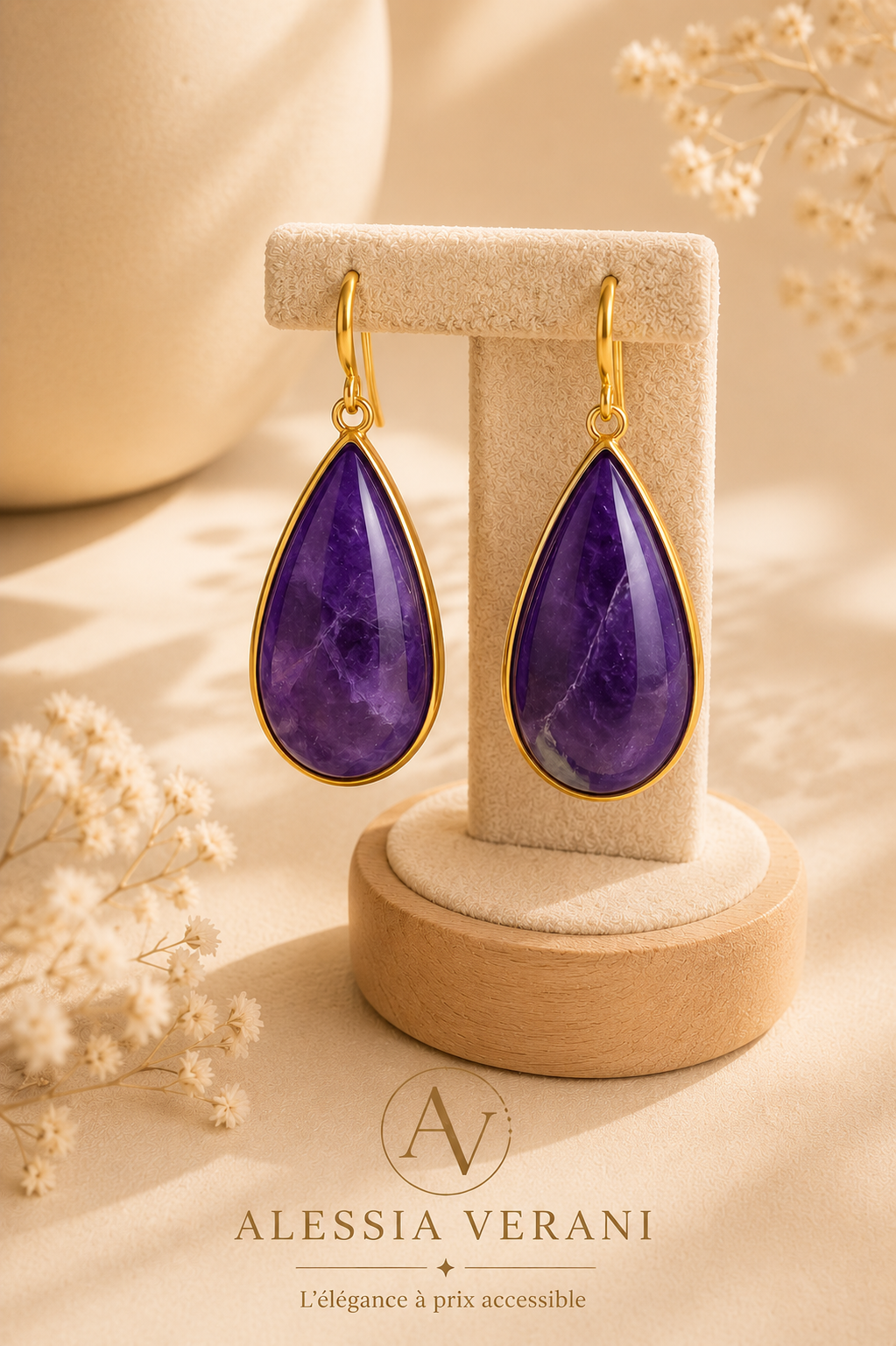 Amethyst Royale Signature Collection – 5-Piece Jewelry Set