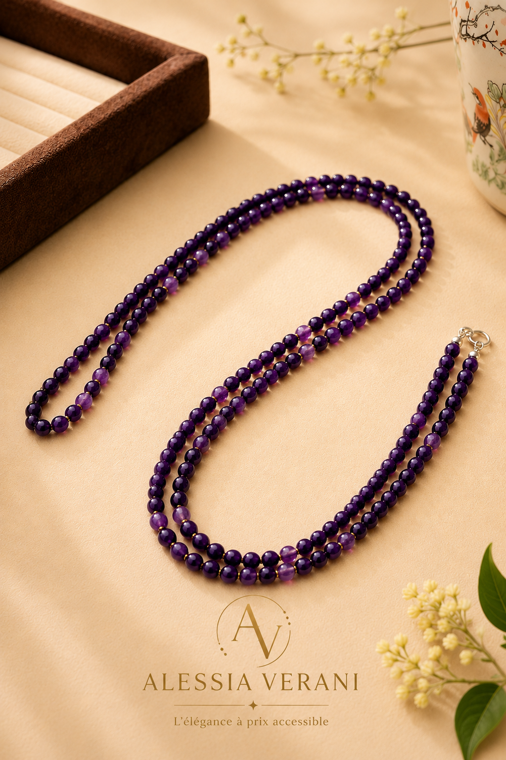 Amethyst Royale Signature Collection – 5-Piece Jewelry Set