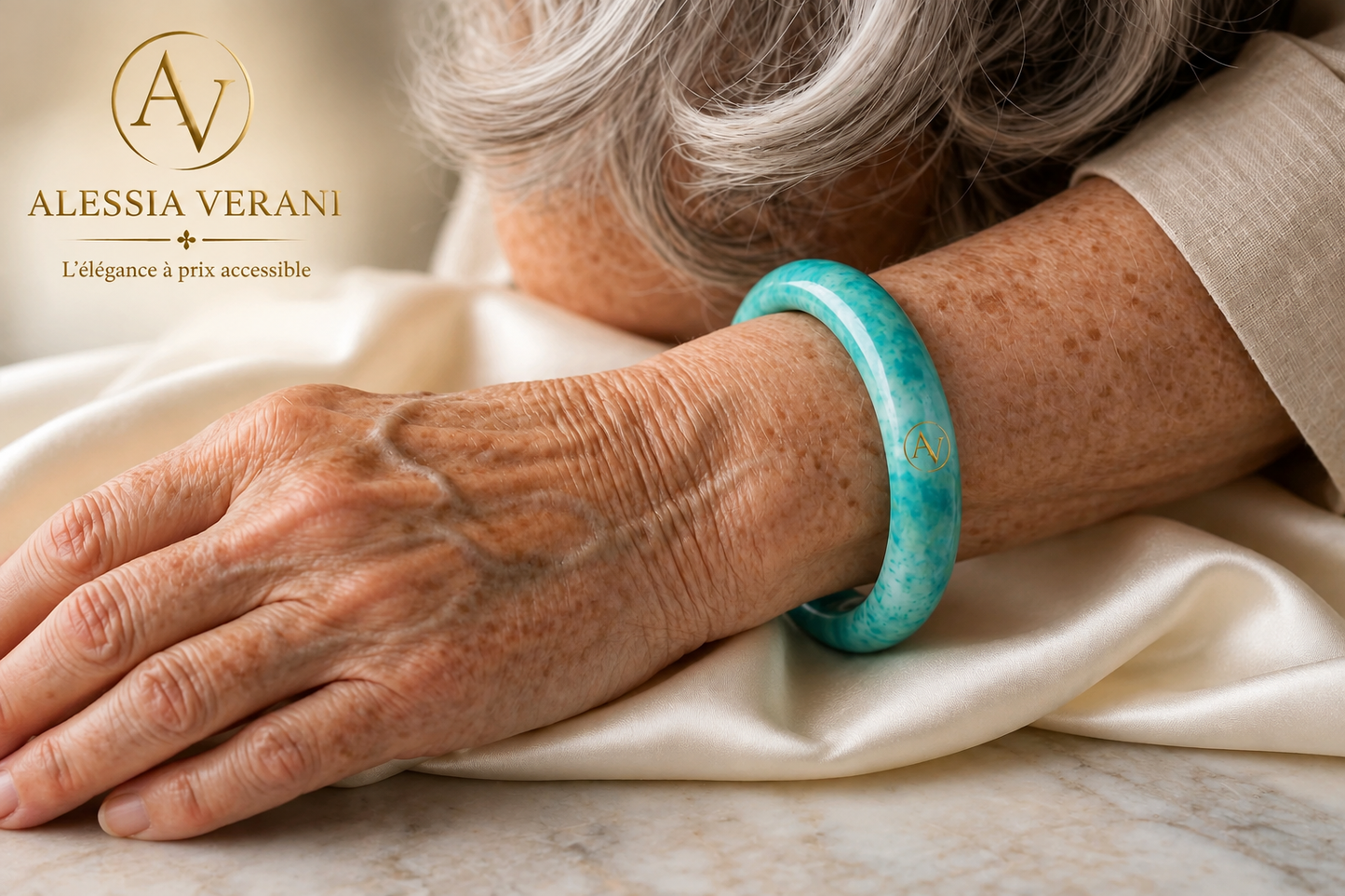Natural Sugituite (Sugilite) Blue-Green Statement Bangle