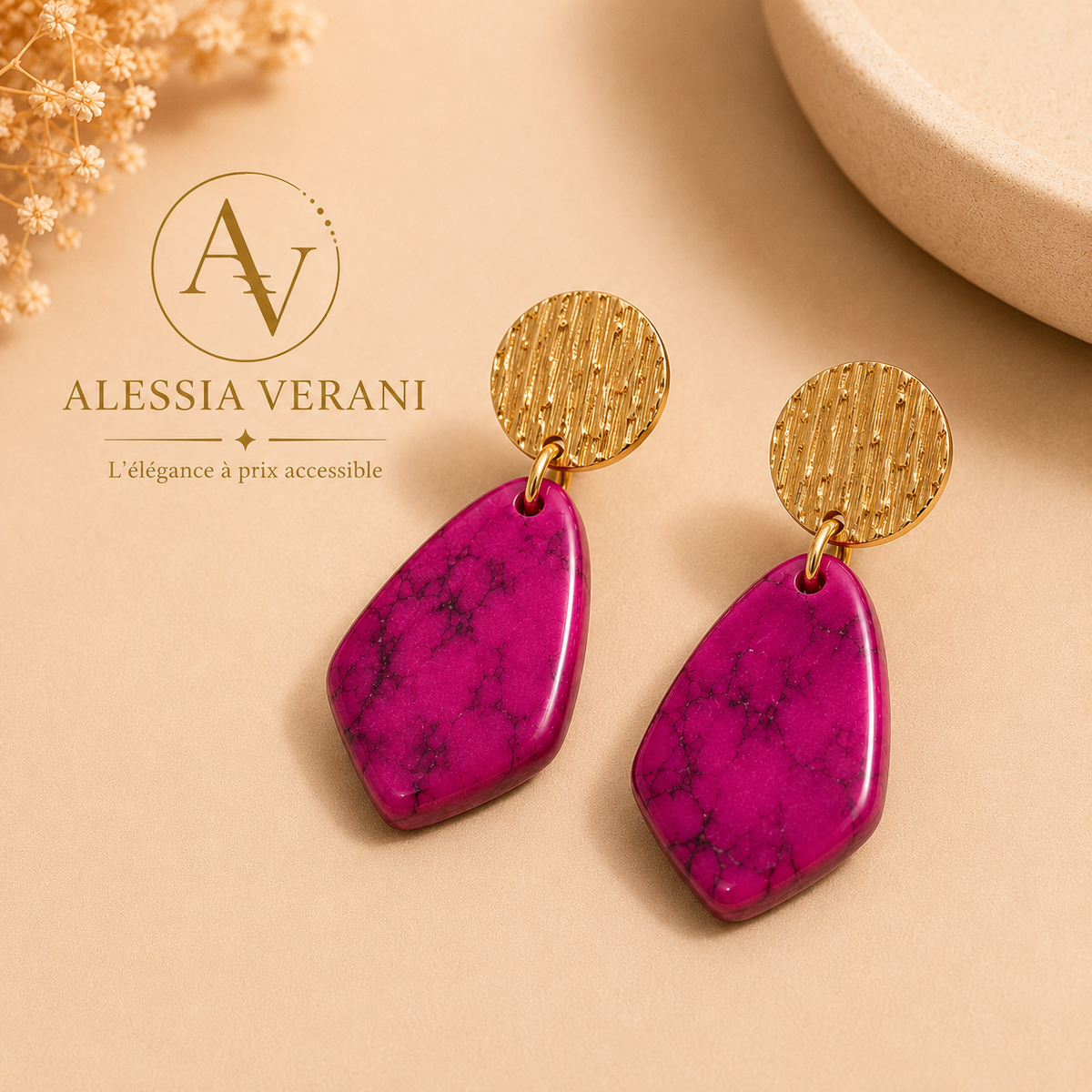 Signature Pink Agate Collection – 5-Piece Set