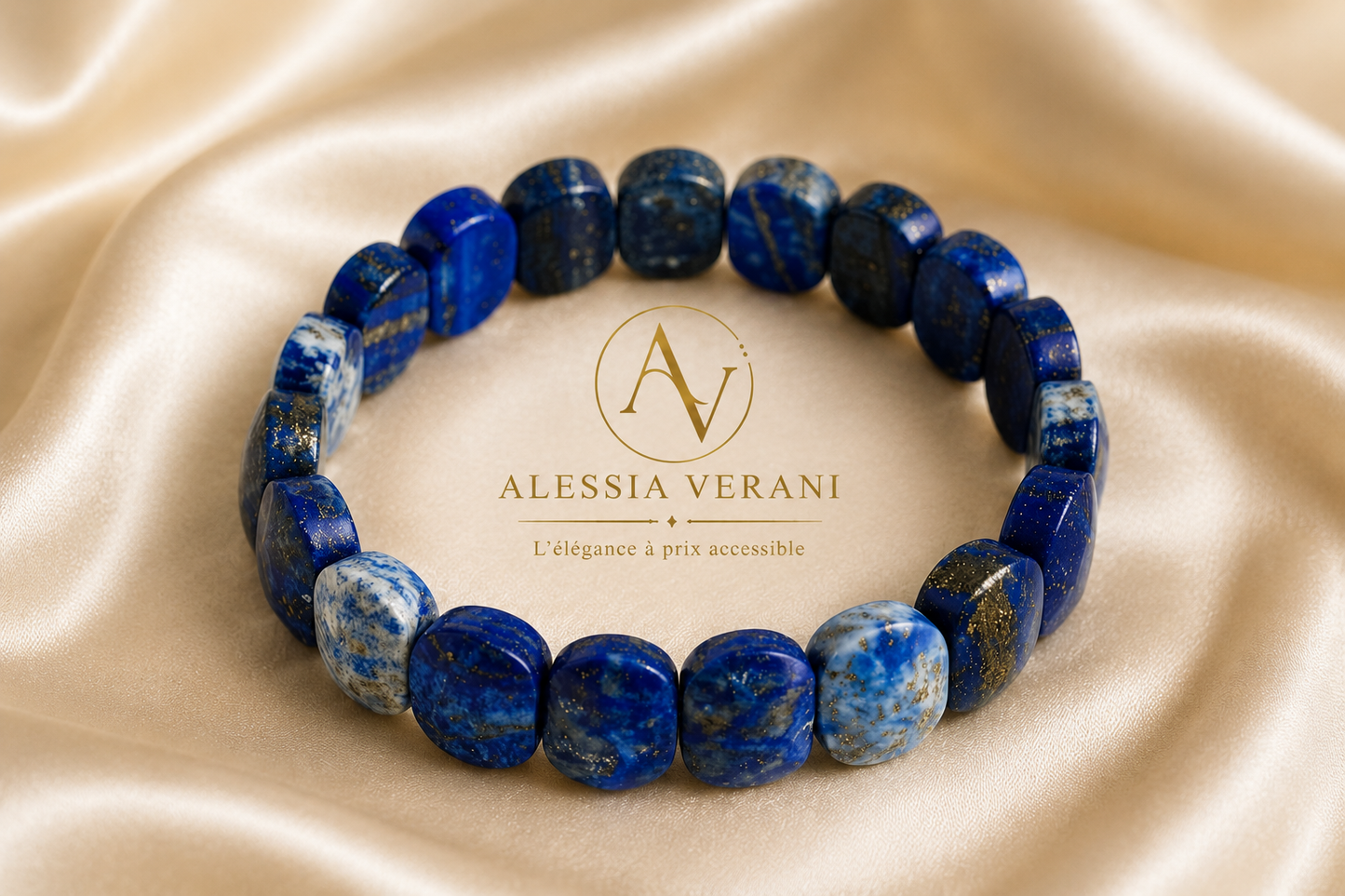 Royal Lapis Lazuli Faceted Bangle