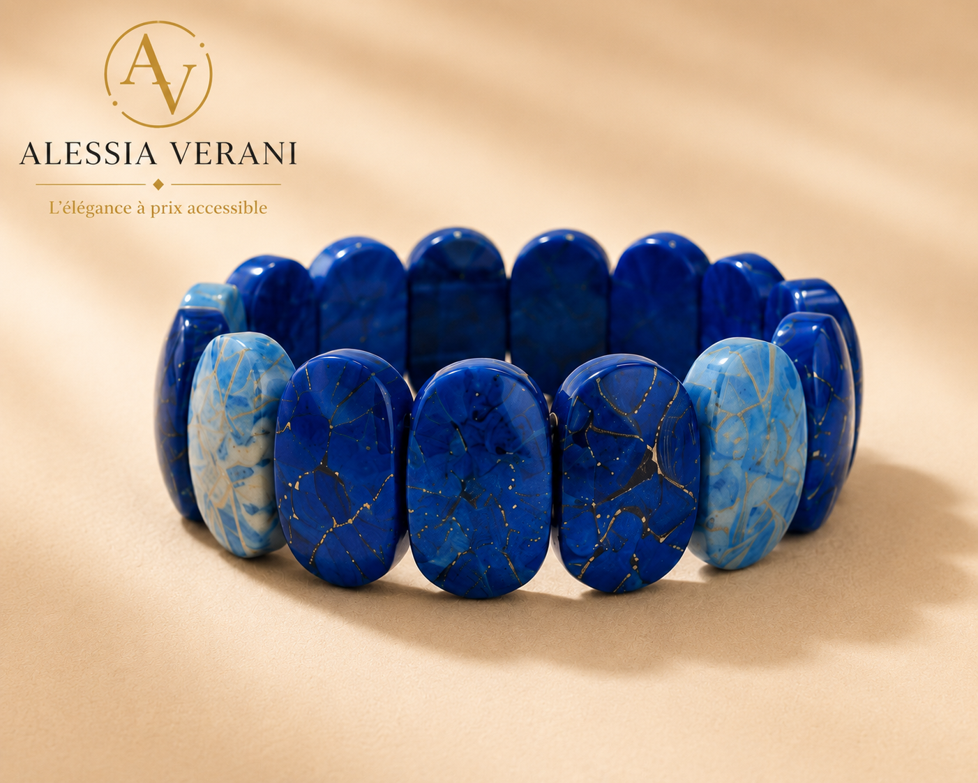 Collection Signature Lapis Lazuli – Parure 5 pièces