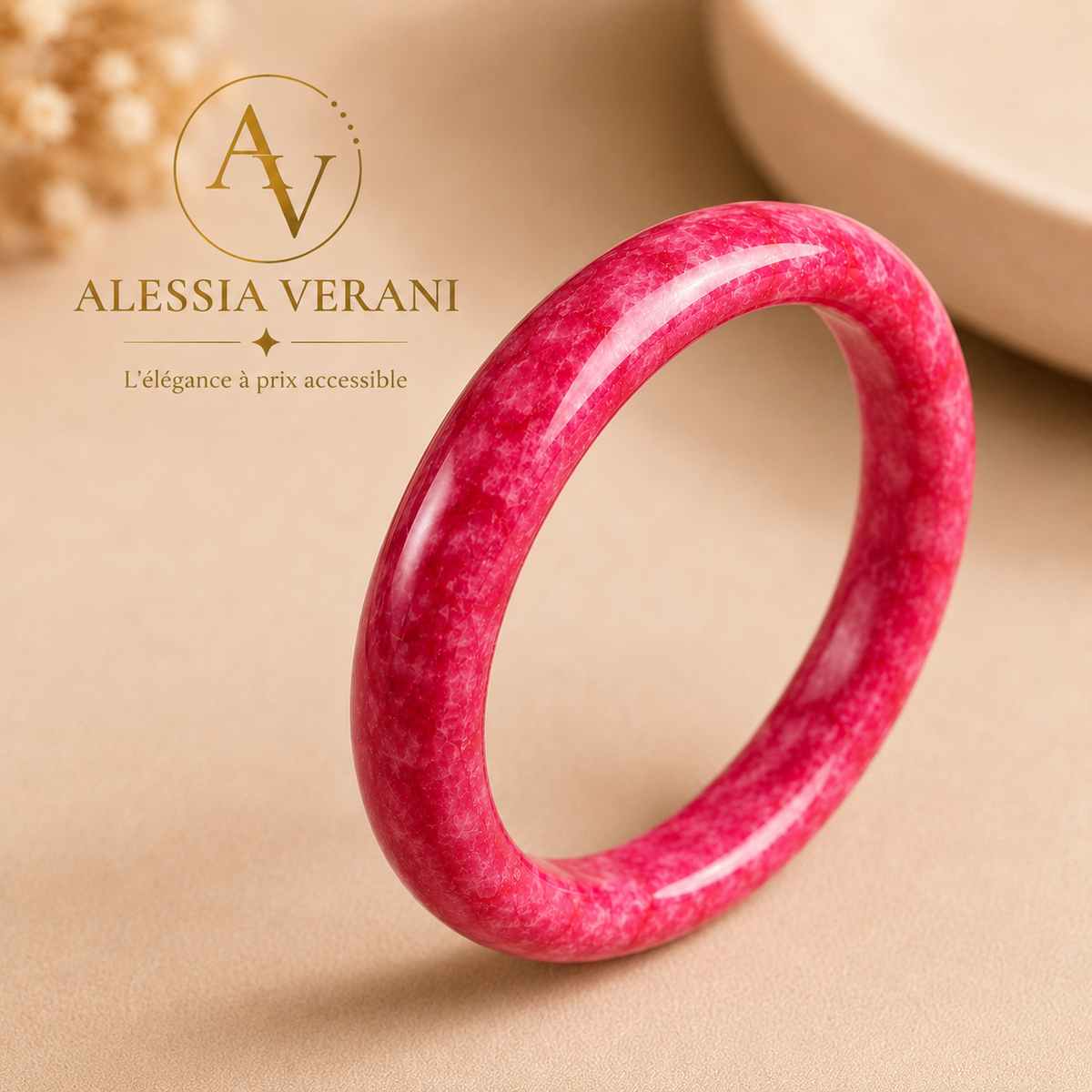 Signature Pink Agate Collection – 5-Piece Set